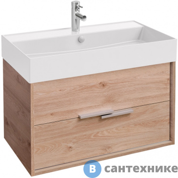 картинка Тумба под раковину Jacob Delafon VIVIENNE EB1667-E75-E75 80 см, копус дуб давос натуральный, фасад дуб давос натуральный