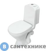 Унитаз с бачком SANITA LUXE LUXEa CLASSIC SL DM с двухрежимной арматурой, сиденьем из дюропласта, системой soft close, clip up (CSCSLCC01040611)
