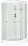 Душевая кабина Aquarius ECO-8 White R поддон 15 см 120*80*215 прозрачное стекло, проф. серебро
