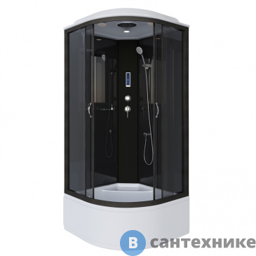 картинка Душевая кабина Niagara NG-6508-14P (900х900х2150) высокий поддон, стекло тонированное