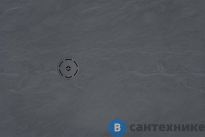 картинка Душевой поддон Jacob Delafon Singulier E67023-NAD Neoroc, 120 x 90 x 3, серый сланец