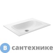Умывальник Keuco PLAN керамический, без отверстия под смеситель, 655x17x494 мм, белый (32950316500)