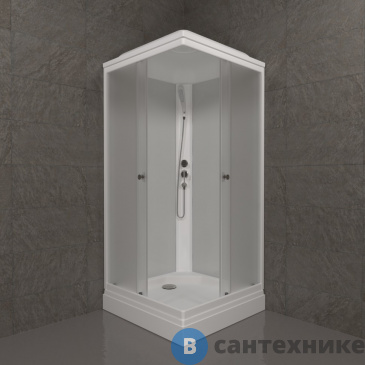 картинка Душевая кабина Тритон Вельвет-К 90*90 А (сифон D90) (DK356)