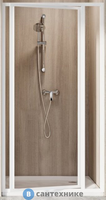 Душевая дверь Ravak Supernova SDOP-80 белая+Грапе (03V40100ZG)