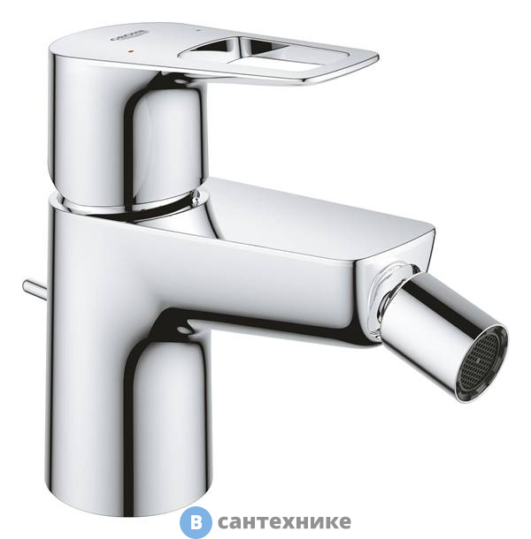 Смеситель Grohe BAU LOOP 23338001 для биде, с донным клапаном (хром)