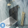 картинка Шторка для ванны поворотная на петлях MaybahGlass 1400*705 Стекло 6 мм Графит (MGV-654-3)