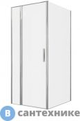 Душевой уголок Allen Brau Priority 90x80 3.31025.00 + 3.31040.00 хром, без поддона