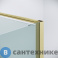картинка Душевое ограждение Niagara Nova NG-45-8ASG-A90SG-34 (80х90х195) прямоугольник, распашная, золото сатин, стекло прозрачное