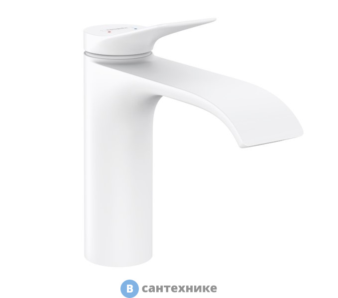 Смеситель Hansgrohe 75020700 Vivenis для раковины, белый матовый