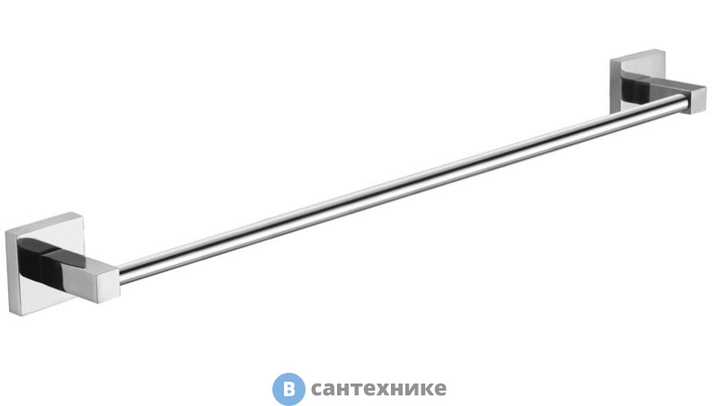 Полотенцедержатель AZARIO RINA трубчатый одинарный 60 см, хром (AZ-87001)