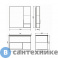 картинка Тумба Comforty Франкфурт-75 дуб шоколадно-коричневый с раковиной COMFORTY 75E черная матовая