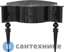 Тумба с раковиной VOQ Charlotte 95 premium black (554030)