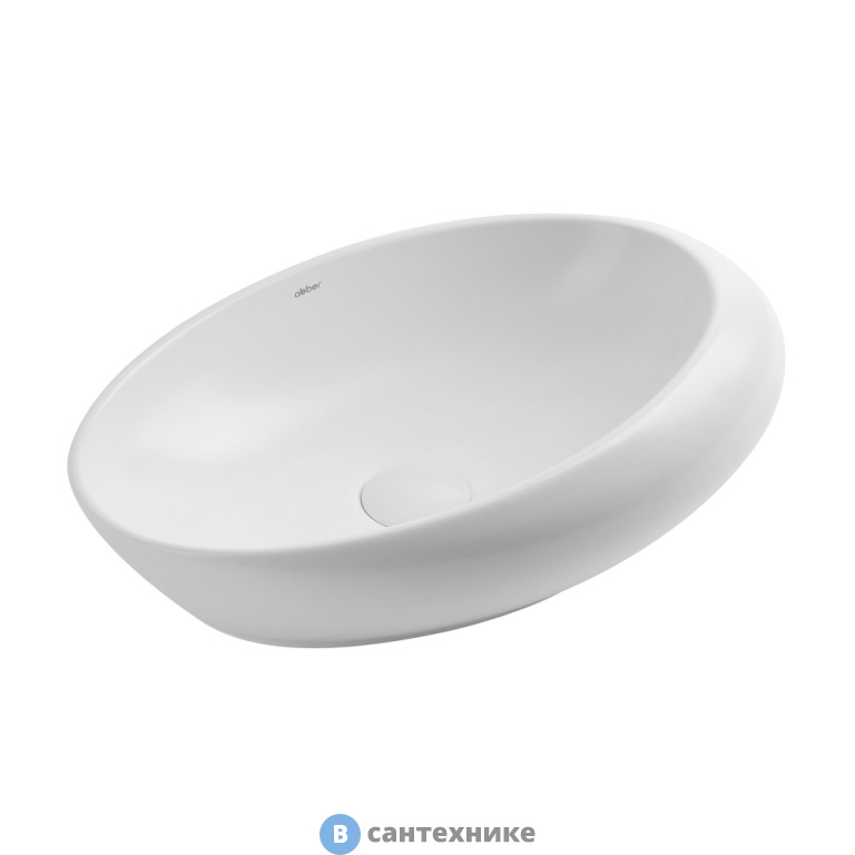Раковина ABBER Bequem AC2107MW накладная, белая матовая