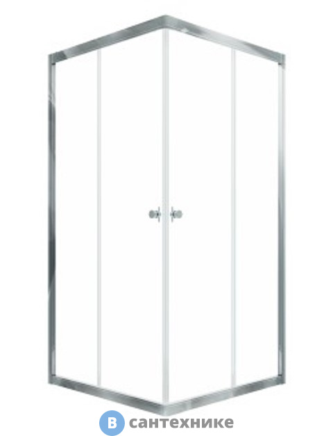 Душевое ограждение Тритон Вента-Хром 100х100, квадрат (DK277)