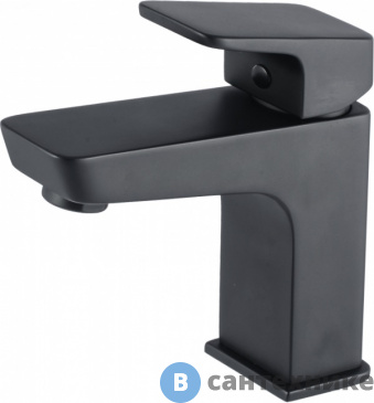 картинка Смеситель Aquanet Gotic AF440-10B для умывальника, чёрн. мат. (243291)