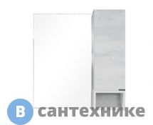 Зеркало-шкаф Comforty Прага-75 дуб белый