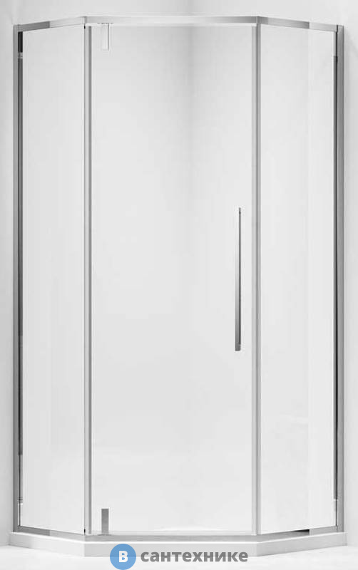 Душевой уголок Vincea Slim-N VSP-4SN100CL, 1000*1000, хром, стекло прозрачное, без поддона