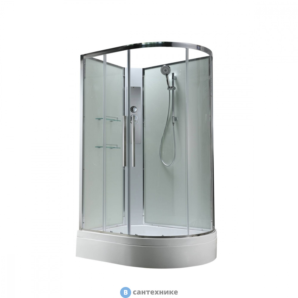 Душевая кабина AvaCan EM3812LNT без крыши прозрачная 
