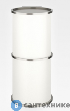 картинка Светильник Armani Roca Baia настенный LED, 14.5х13.5х29 см, brushed steel (7.8130.8.434.2)