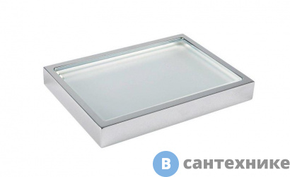 картинка Мыльница Cezares PRIZMA-SODP-03/24 настольная, стекло матовое, золото