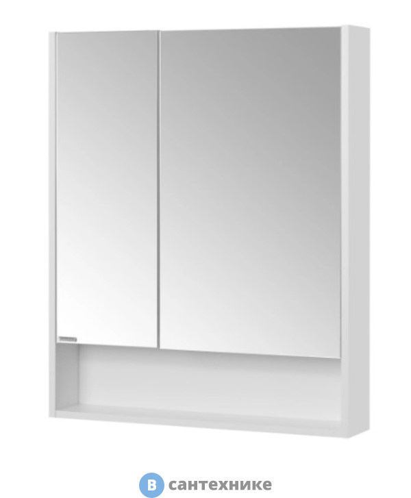 Зеркальный шкаф Акватон Сканди 90 белый (1A252302SD010)