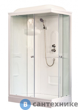 картинка Душевая кабина Royal Bath RB 8120HP1-T L 1200x800x2170 (прозрачное)