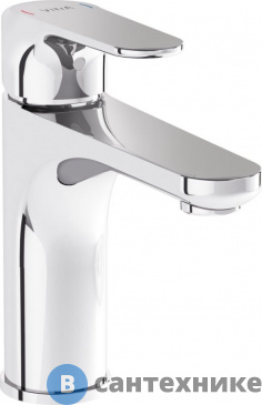 картинка Смеситель Vitra Root Round A42706EXP для раковины, хром