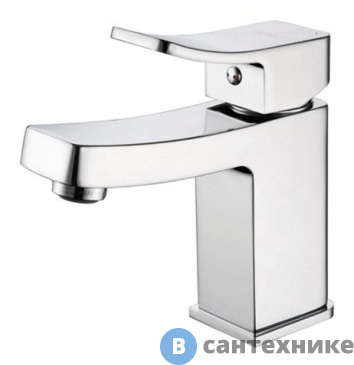 картинка Смеситель WasserKRAFT Aller 1063 для раковины латунь, хромоникелевое покрытие