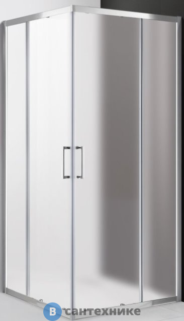 Душевой уголок Cezares MOLVENO-A-2-100-P-Cr 1000x1000x1900 без поддона