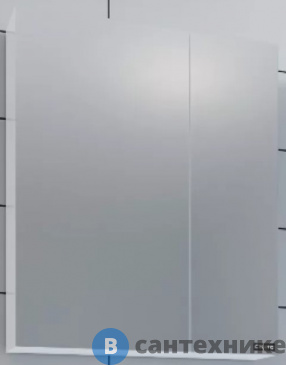 картинка Зеркальный шкаф СанТа Стандарт 60 (113004)