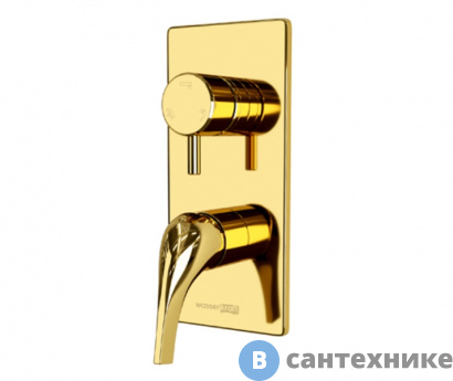 картинка Смеситель WasserKRAFT Sauer 7171 для ванны и душа