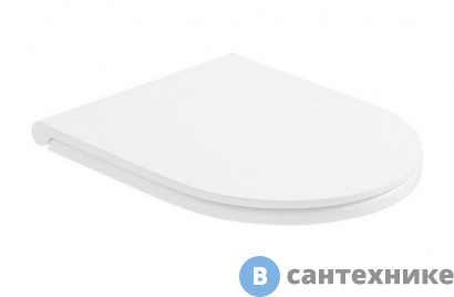 картинка Сиденье GLOBO Forty3 быстросъемное для унитаза FOS04/FOS06/FO003, duroplast, цвет белый/хром, микролифт (FOR22BI/cr)