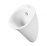 Писсуар Duravit WHITE TULIP 320х340 мм., без смывного края, с вытяжкой, подача воды сзади, сток гориз., без "мушки", с HygieneGlaz, белый (2817302000)