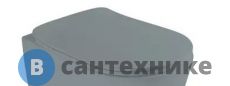 Сиденье AXA Eva AF8809 с крышкой для унитаза, soft-close, Grey Matt