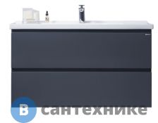 Тумба с раковиной Orans BC-4023-1000 цвет: чёрный MFC061/MDF PU022 (1000x480x570)