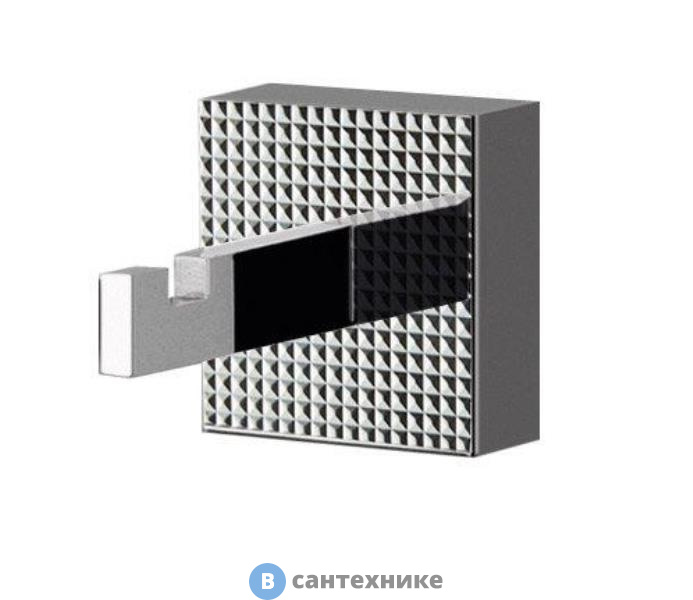 Крючок Cezares PRIZMA-HK1-NOP чёрный матовый