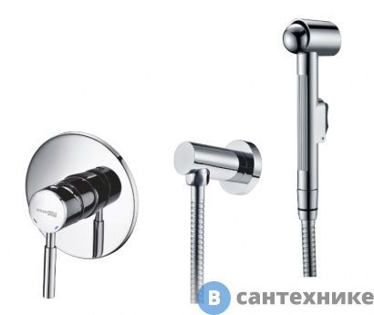 картинка Встраиваемый комплект WasserKRAFT A14156 для биде со шлангом 100 см