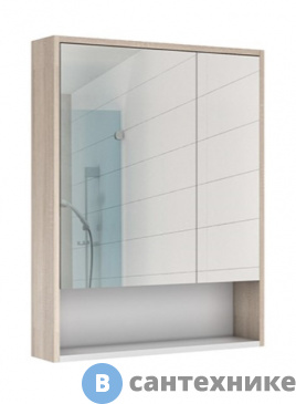 картинка Шкаф-зеркало Домино Prime 60 Дуб сонома (DP9005HZ)