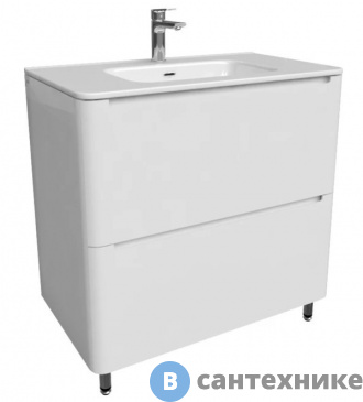 картинка Тумба под раковину IDDIS Edifice EDI80WFi95 напольная, белая, 80 см