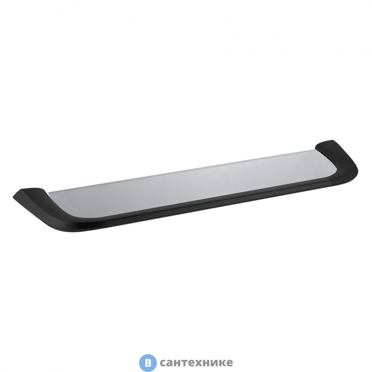 Полка стеклянная ABBER Nord AA1555B чёрная матовая