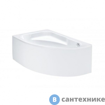 картинка Акриловая ванна Roca WELNA 160х100 ассиметричная, левая (ZRU9302997), без каркаса и сифона