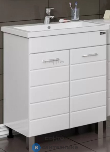 Тумба под раковину СанТа Омега-70 напол. ум. Фостер 70 (207037)