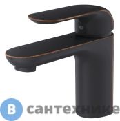 Смеситель D&K Venice.Gondola DA1022118 для раковины чёрный