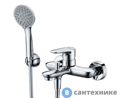 картинка Смеситель WasserKRAFT Vils 5601 для ванны с коротким изливом латунь, хромоникелевое покрытие