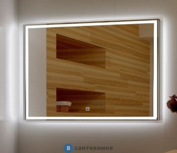 Зеркало Art & MAX Monza 1400x800 с подсветкой (AM-Mon-1400-800-DS-F)