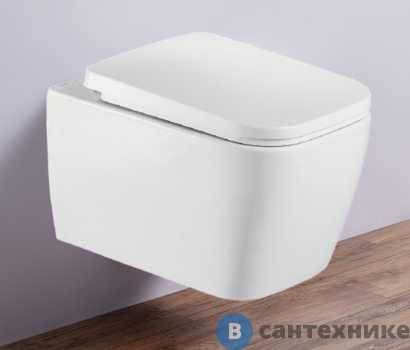 картинка Унитаз подвесной ESBANO TIRON-C (White) (485x335x285)