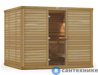 картинка Сауна SAWO WAVE 2329MD-WA Осина (230х290х210) без аксессуров и печи