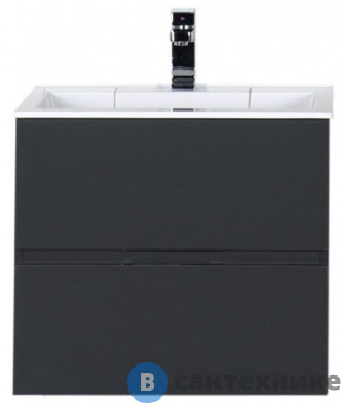 картинка Тумба под раковину Aquanet Алвита 60 серый антрацит (183991)