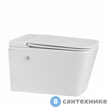 картинка Унитаз ABBER Rechteck AC1202P подвесной белый с импульсным смывом