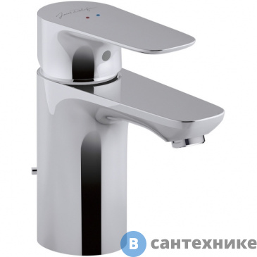 картинка Смеситель Jacob Delafon ALEO E72275-4-CP для раковины с донным клапаном (хром)